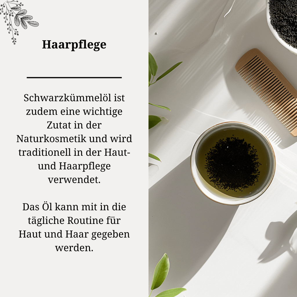 Hautpflege Schwarzkümmelöl