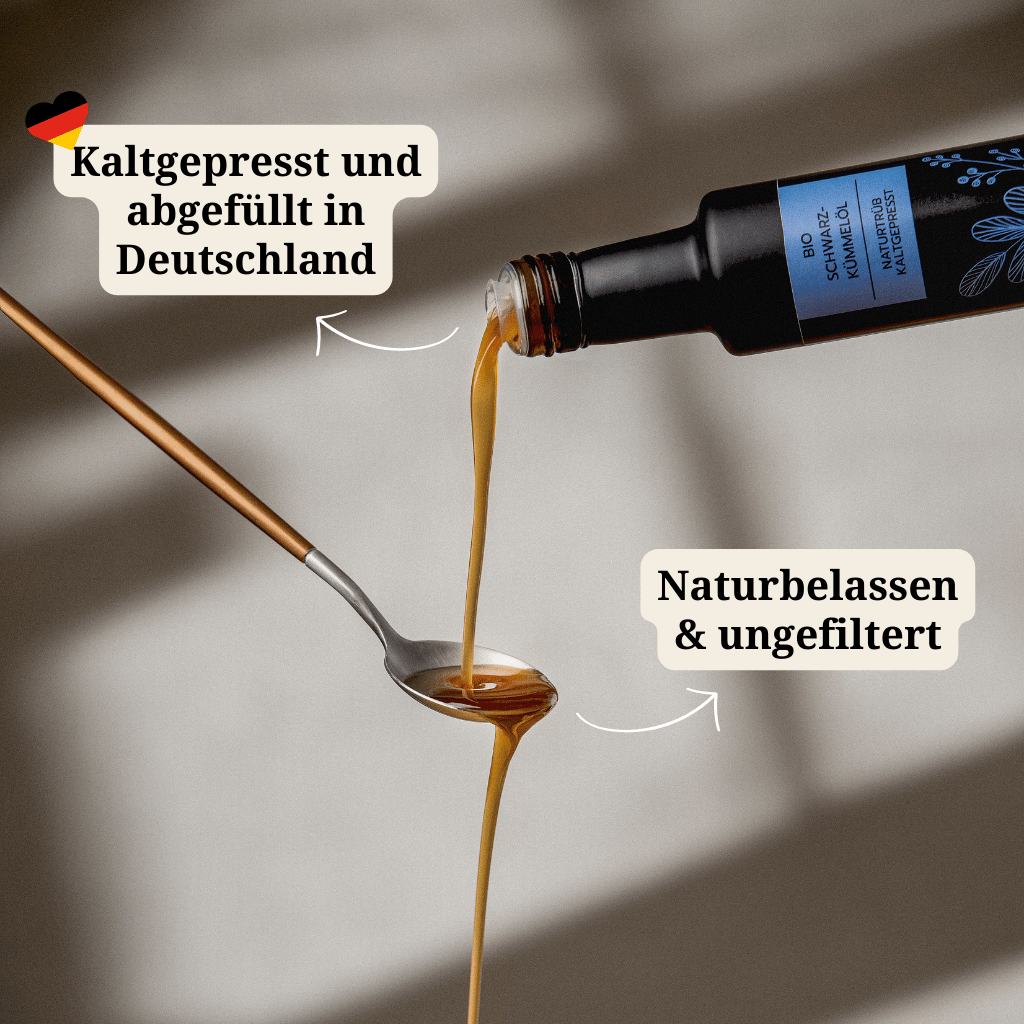 Bio Schwarzkümmelöl kaltgepresst
