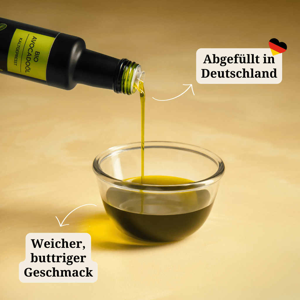 Bio Avocadoöl kaltgepresst